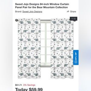 Sweet Jojo designs bear nursery items